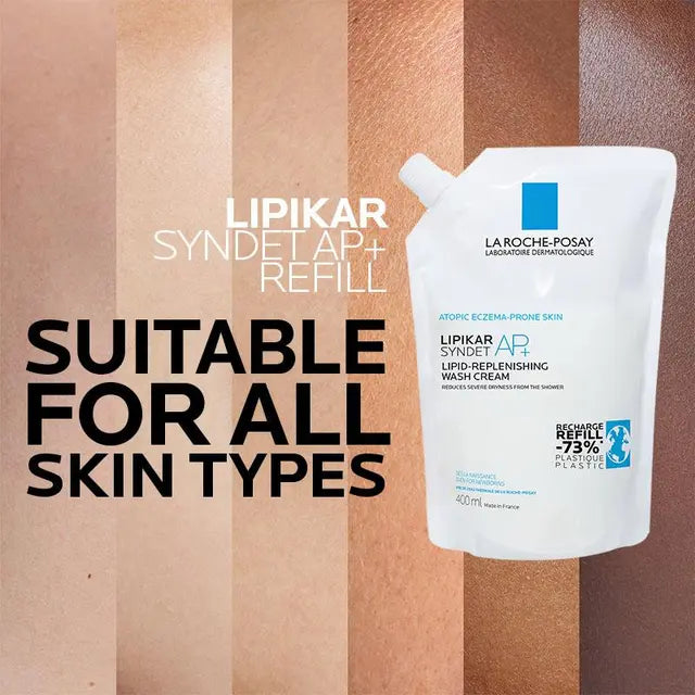 La Roche-Posay Lipikar Syndet Ap+ Wash Cream 400ml Refill