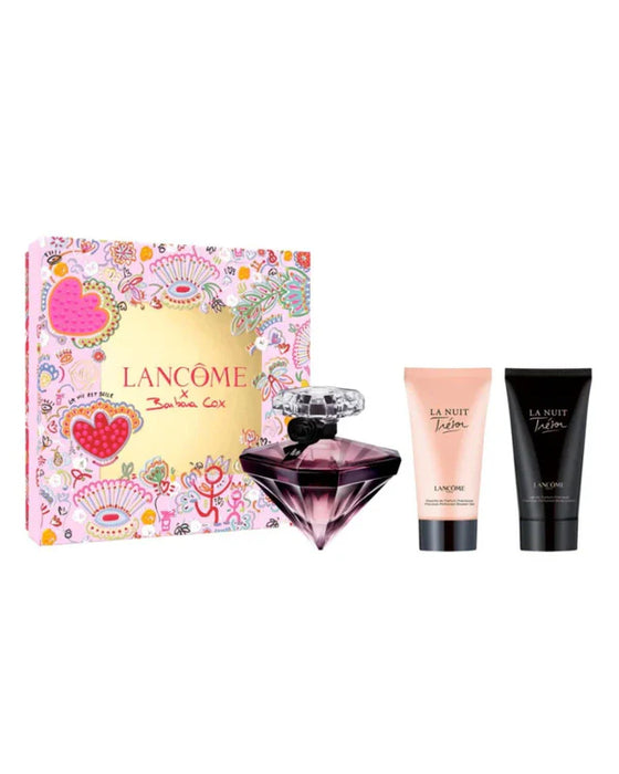 Lancome Barbara Cox La Nuit Tresor EDP 50ml/ Body Lotion 50ml & Shower Gel 50ml