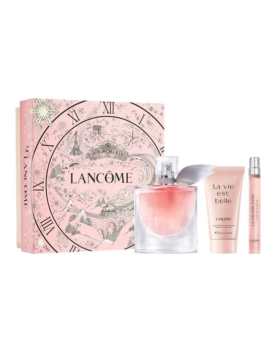 Lancome La Vie Est Belle EDP 50ml + EDP 10ml & Body Lotion 50ml 3 Piece Gift Set