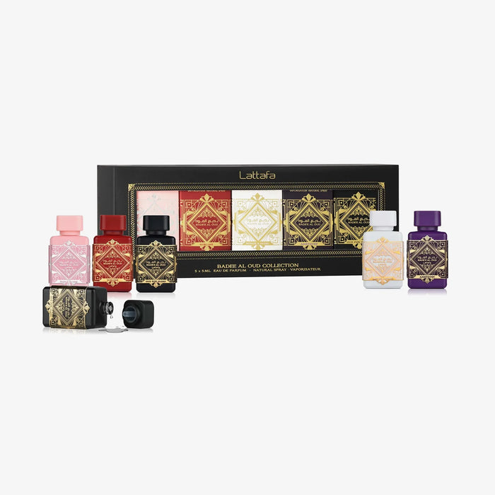 Lattafa Badee Al Oud 5 Piece Mini Set 5ml