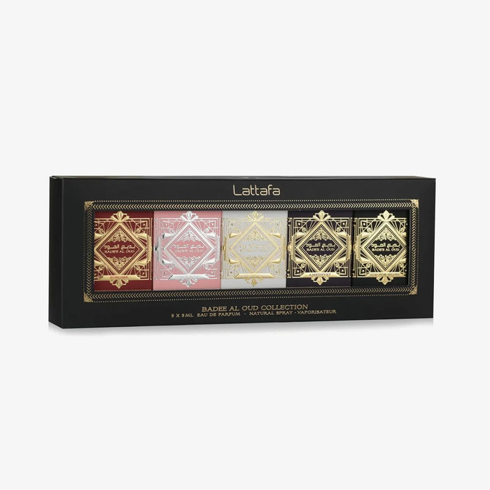 Lattafa Badee Al Oud 5 Piece Mini Set 5ml