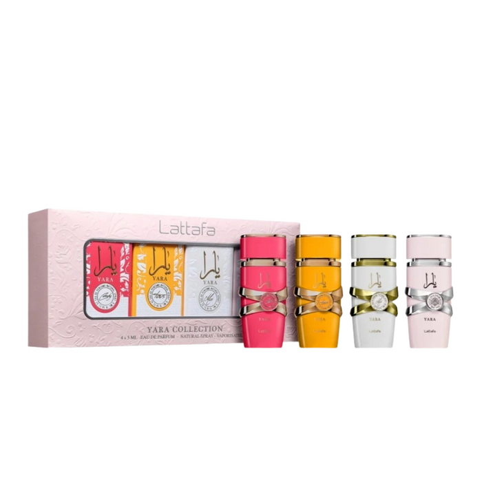 Lattafa Yara 4 Piece Mini Set Yara/Candy/Tous & Moi 5ml