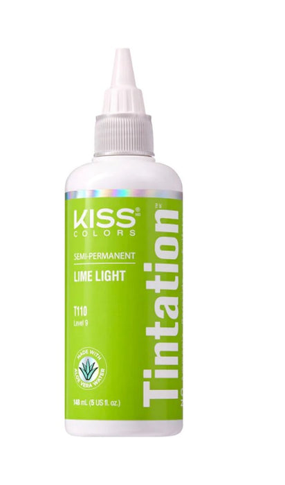 Kiss Tintation Hair Colour Lime Light 148ml Bottle