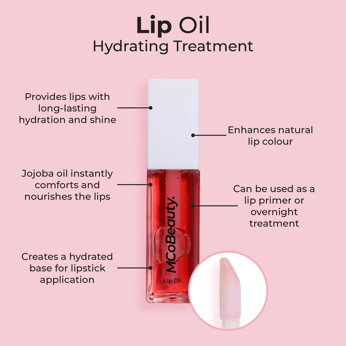 MCo Beauty Lip Oil Hydrating Treatment Sheer Melon