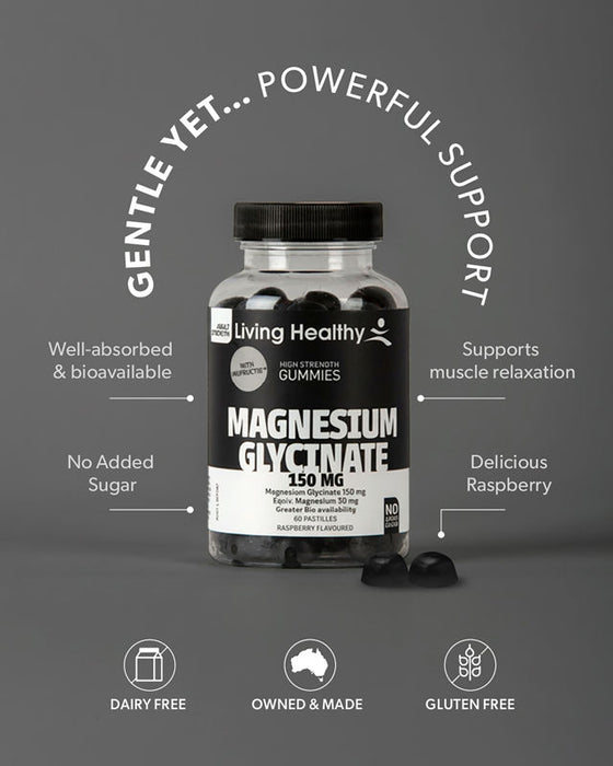 Living Healthy Gummies Magnesium Glycinate 150mg