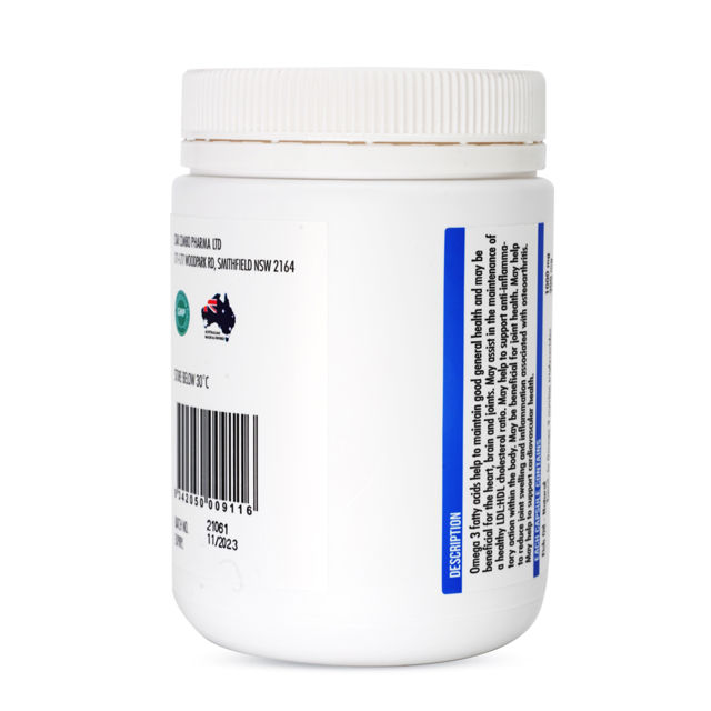 Living Healthy Odourless Fish Oil 1000mg 400 soft gel capsules