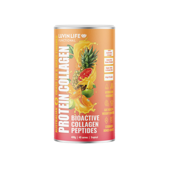 Luvin Life Australian Bioactive Collagen Peptides Tropical 400g