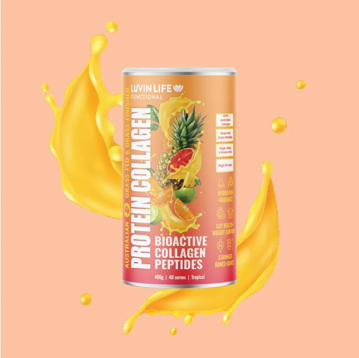 Luvin Life Australian Bioactive Collagen Peptides Tropical 400g