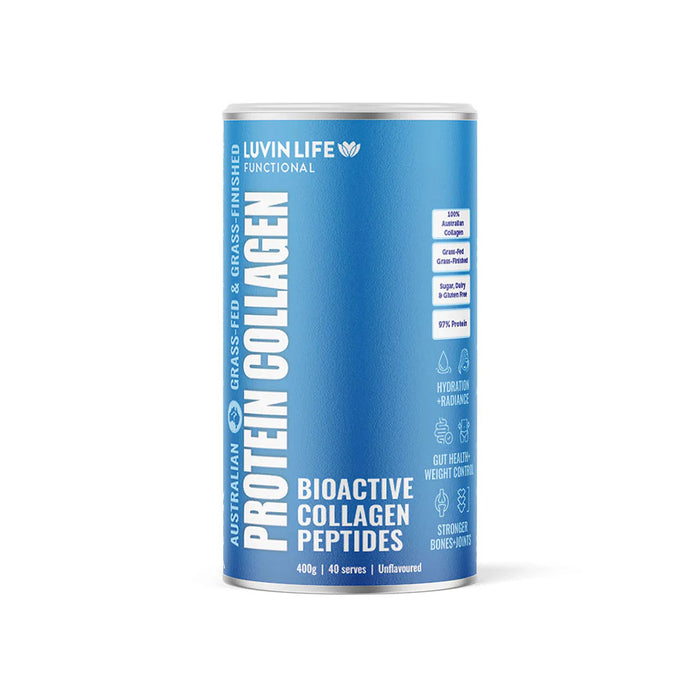 Luvin Life Australian Bioactive Collagen Peptides Unflavoured 400g
