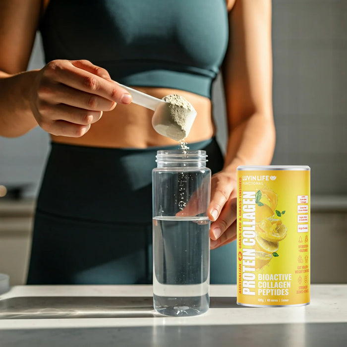 Luvin Life Australian Bioactive Collagen Peptides Zesty Lemon 400g