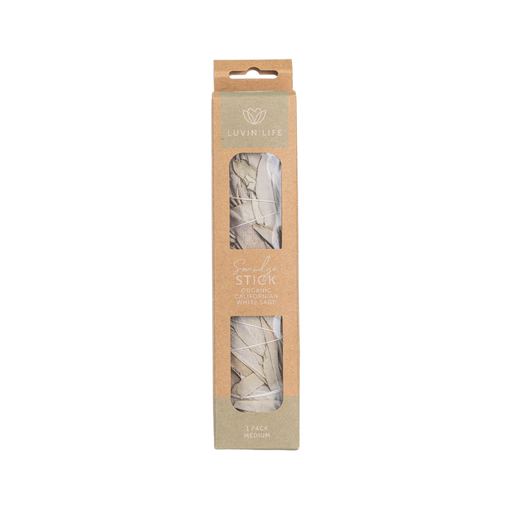 Luvin Life Smudge Stick White Sage Small 16cm.