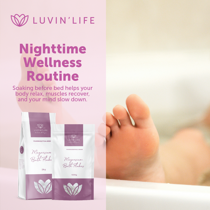 Luvin Life Magnesium Bath Flakes 1kg.