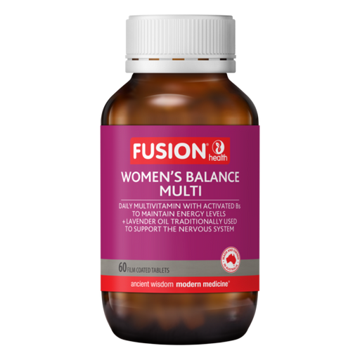 Fusion Women's Balance Multivitamin 60 Tablets.
