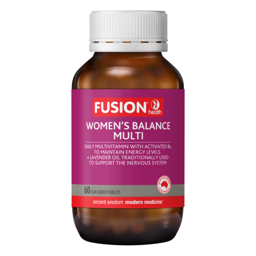Fusion Women's Balance Multivitamin 60 Tablets.