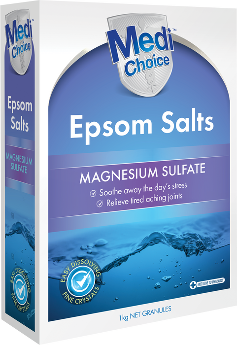 Medi Choice Epsom Salts Magnesium Sulfate 1kg