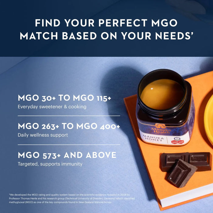 Manuka Health Manuka Honey MGO 115+ Sachets 5g 12 Pack (NOT For sale in WA)