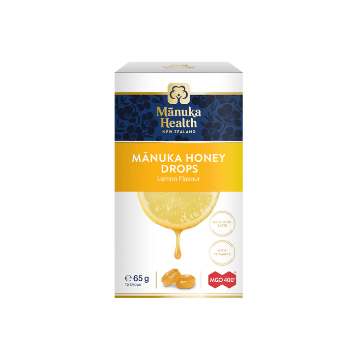 Manuka Health Manuka Honey Drops With Lemon 65g 15 Drops