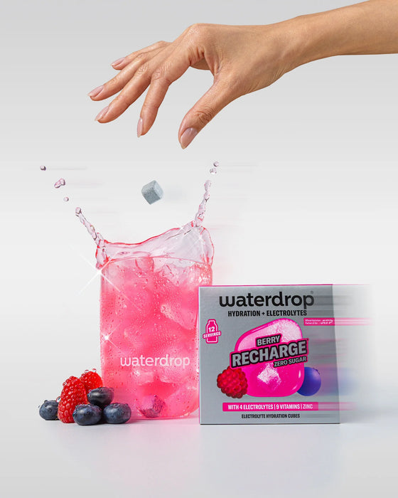 Waterdrop Electrolyte drink cubes Berry.