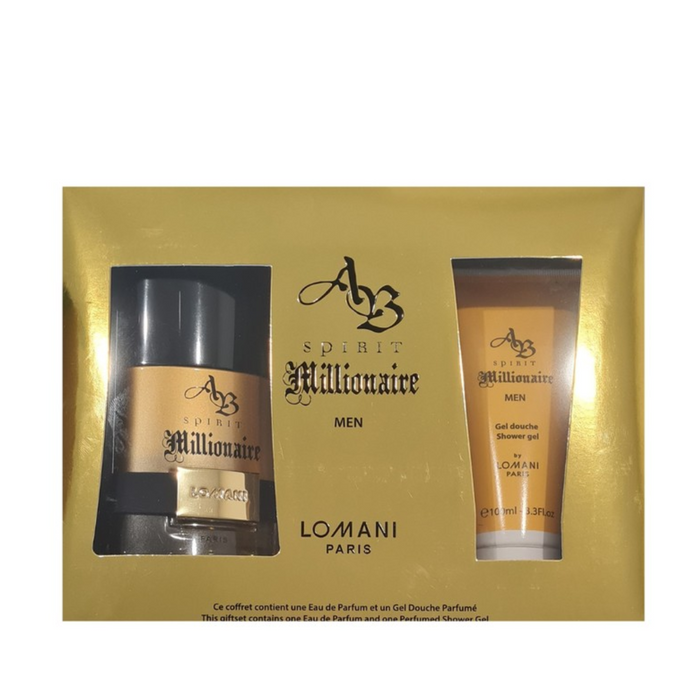 Lomani AB Spirit Millionaire EDP 100ml 2 Piece Gift Set