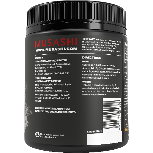 Musashi Creatine Berry Flavour 420g Powder
