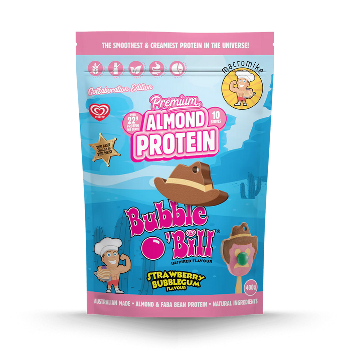 Macro Mike Streets Almond Protein Bubble O'Bill Inspired 400g
