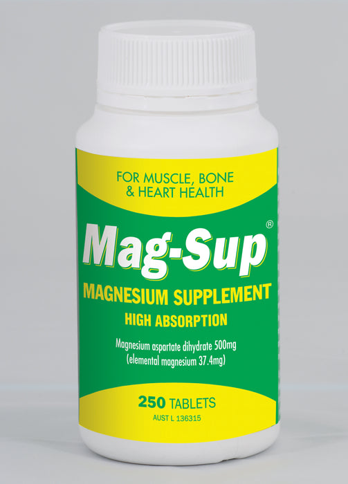 Mag-Sup 500mg 250 Tablets