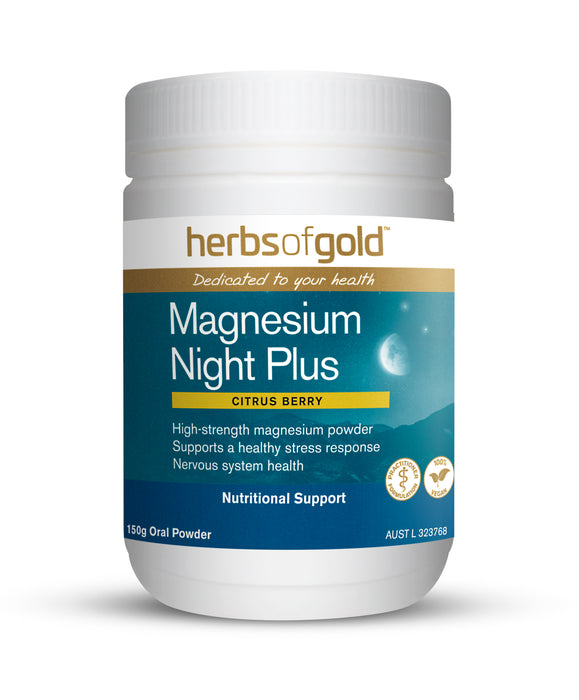 Herbs Of Gold Magnesium Night Plus 150g