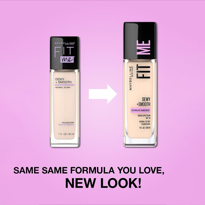 Maybelline Fit Me Dewy & Smooth Foundation 102 Fair Porcelain