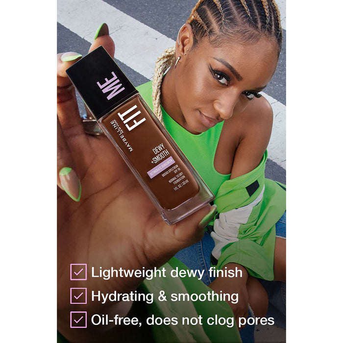 Maybelline Fit Me Dewy & Smooth Foundation 102 Fair Porcelain