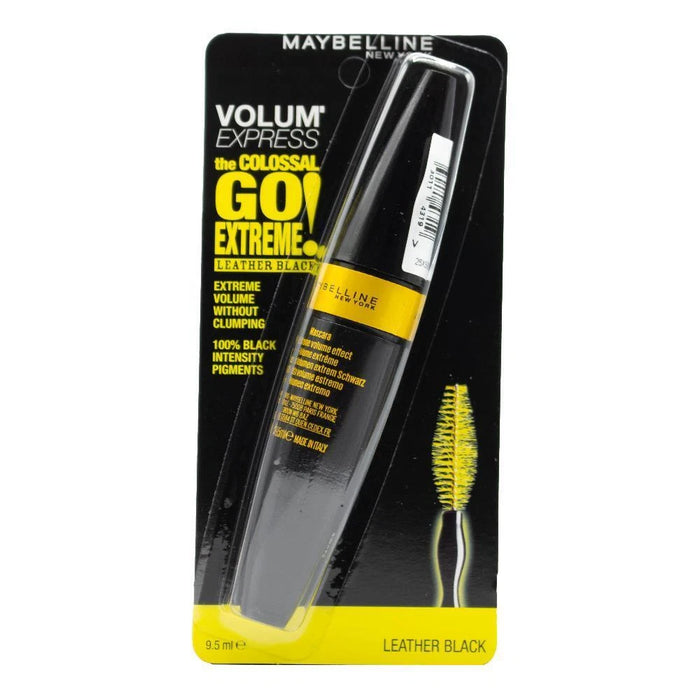 Maybelline Mascara Volume Express Go Extreme Leather Black Carded