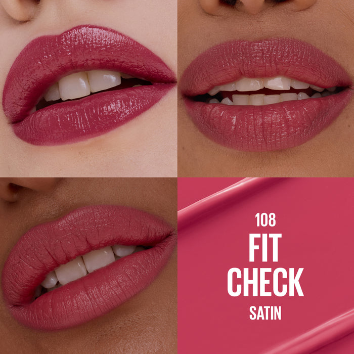 Maybelline Serum Lipstick 108 Fit Check