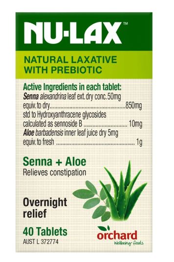 Melrose Orchard Nulax Tablets 40 Tablets