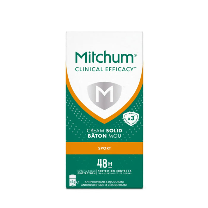 Mitchum Clinical Efficacy Men 48 Hour Cream Solid Sport 45g