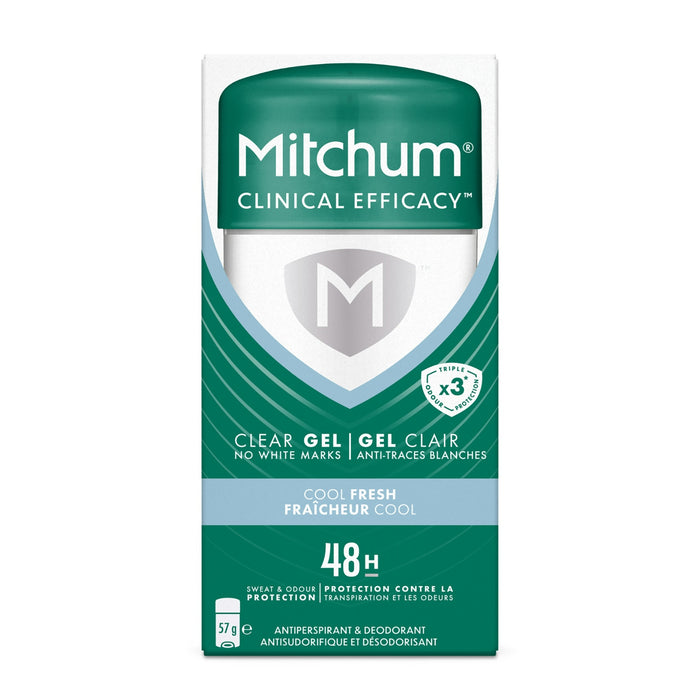 Mitchum Clinical Efficacy Men Gel Cool Fresh 48 Hour 57g