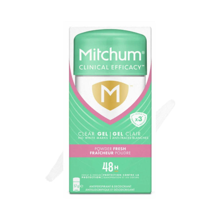 Mitchum Clinical Efficacy Women Gel 48 Hour Powder Fresh 57g