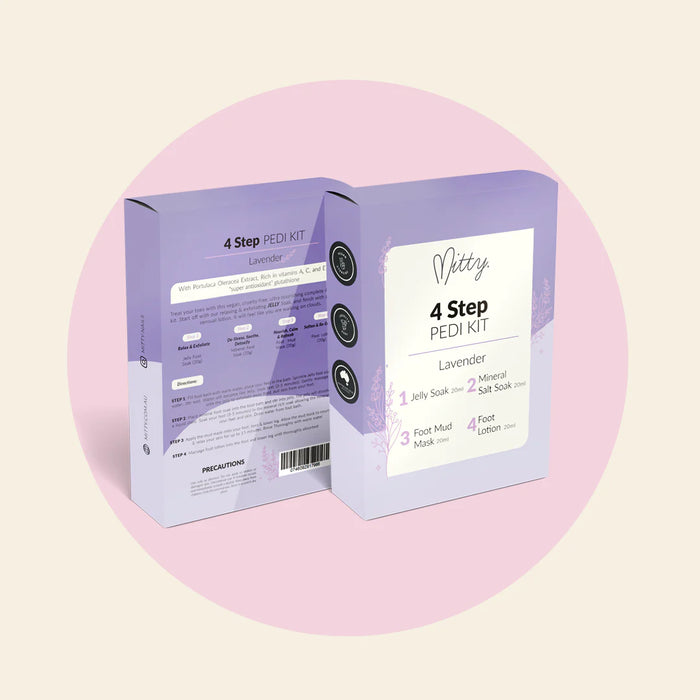 Mitty 4 Step Pedi Kit Lavender