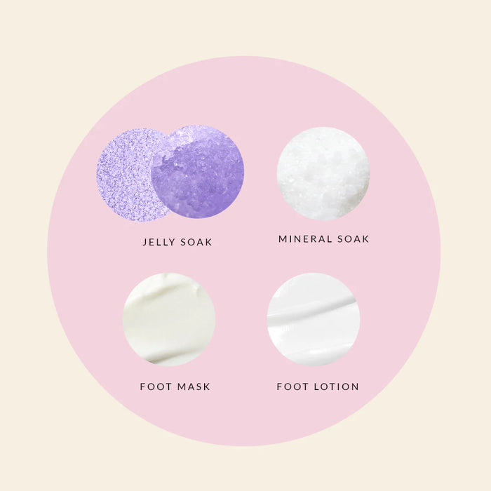 Mitty 4 Step Pedi Kit Lavender