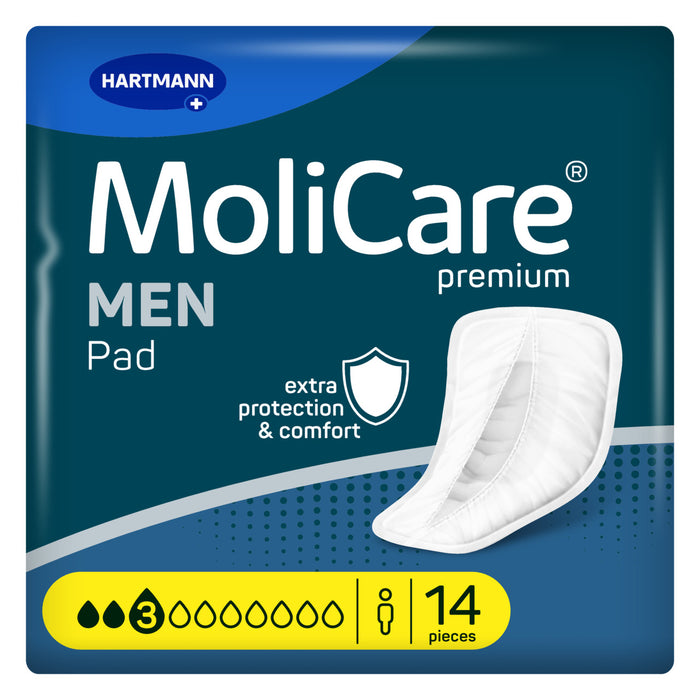 MoliCare Premium MEN Pad 3 Drops 14 Pack