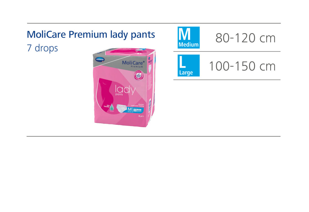 Molicare Premium Lady Pants 7D Medium 8 Pack