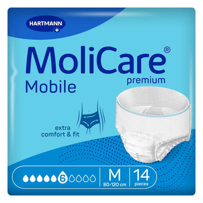 Molicare Premium Mobile 6D Medium 14 Pack