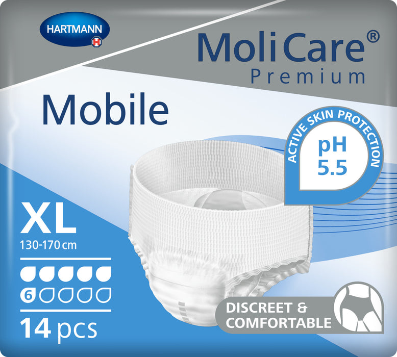 Molicare Premium Mobile 6D Xlarge 14 Pack