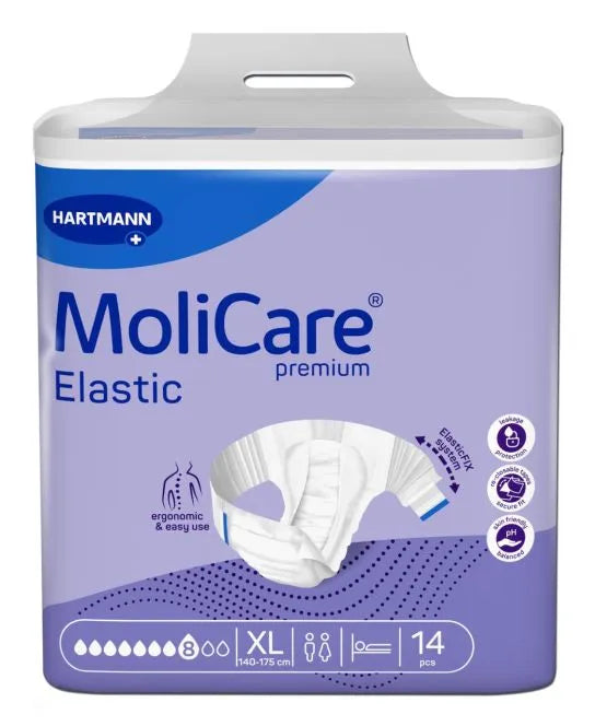 Molicare Premium Mobile Elastic 8D Extra Large 14 Pack