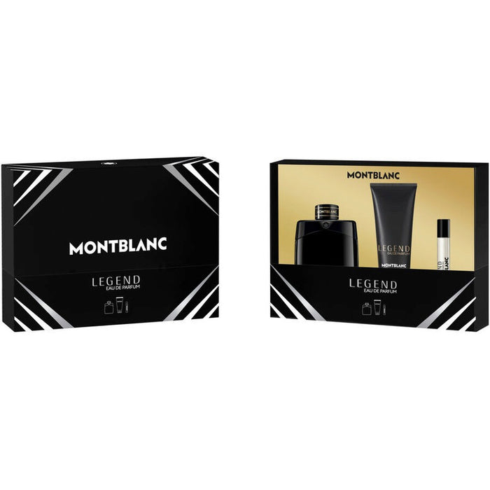 Montblanc Legend Trio Gift Set: 100ml EDP + 7.5ml EDP + 100ml Shower Gel