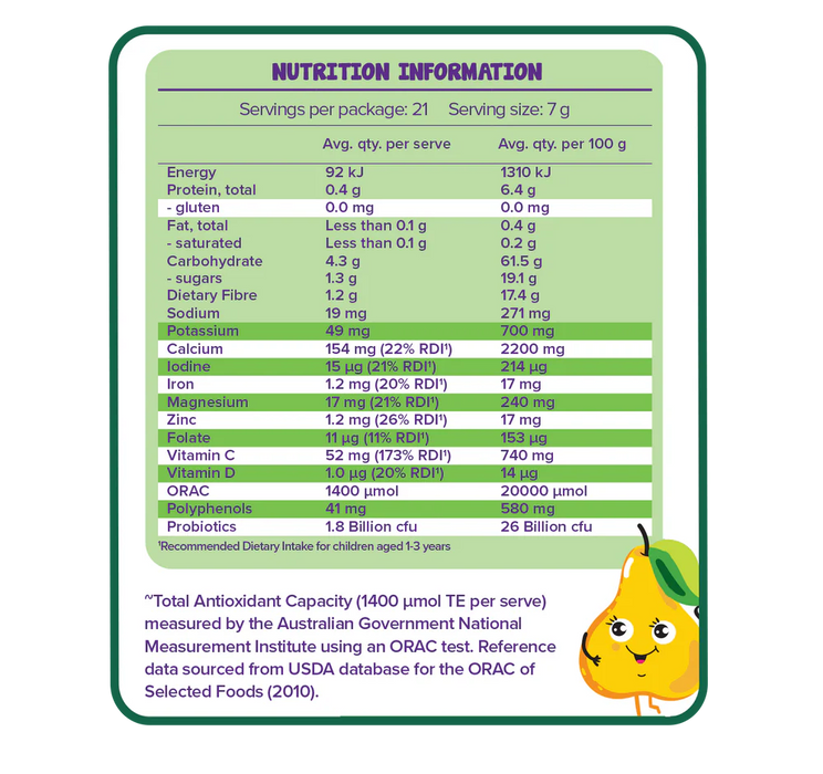 Morlife Greens Kidz 150g