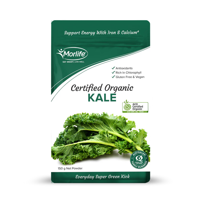 Morlife Kale Powder Certified Organic 150g