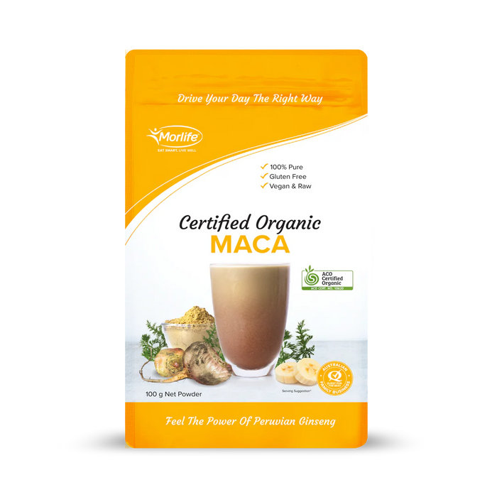 Morlife Maca Yellow Certified Powder 100g