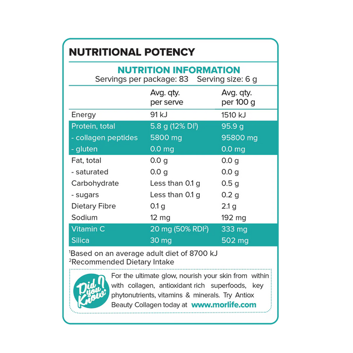 Morlife Marine Collagen + C 200g