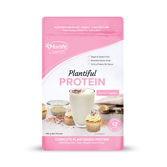 Morlife Plantiful Protein Frosted Cupcake 440g