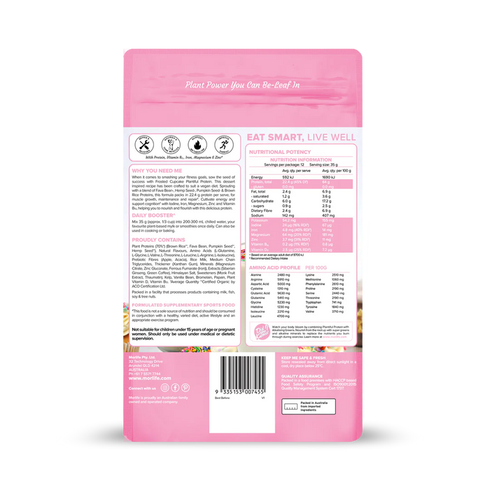 Morlife Plantiful Protein Frosted Cupcake 440g