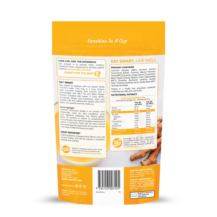 Morlife Turmeric Latte 100g